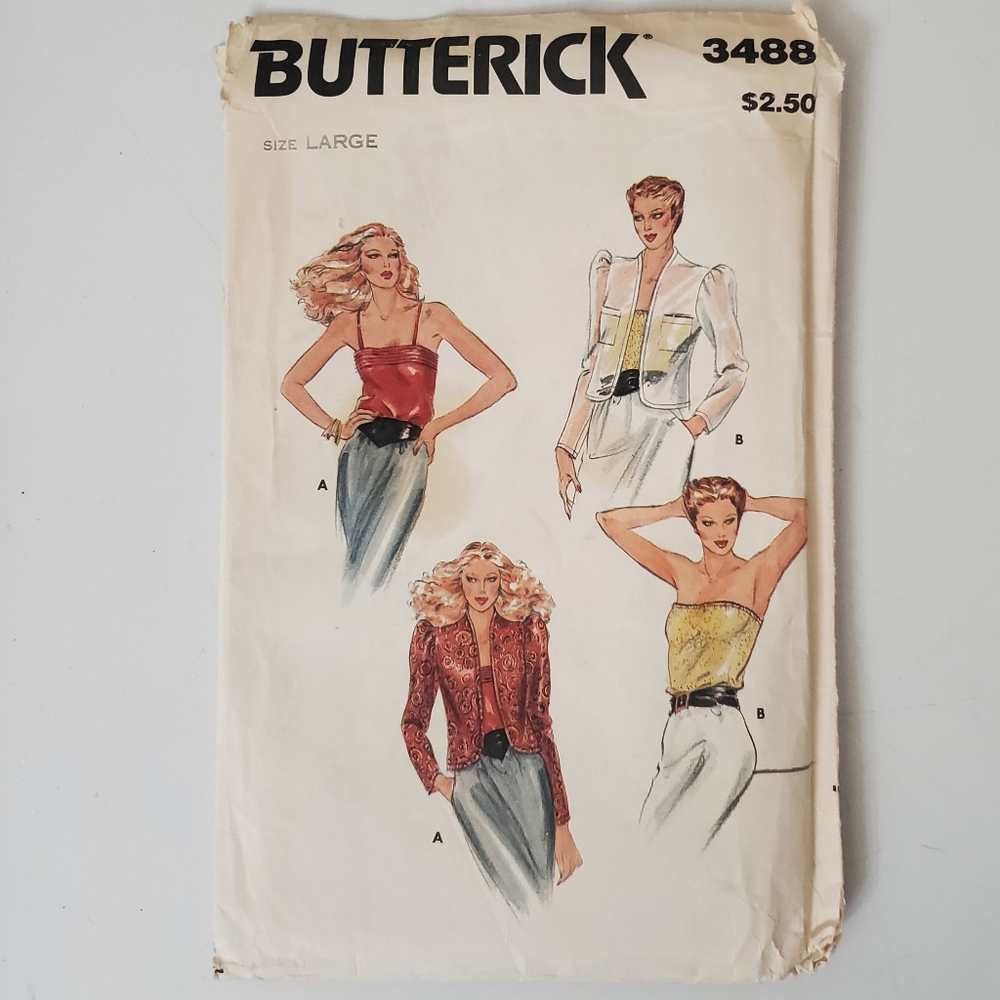 Butterick 3488 Women's Tank Top Pattern